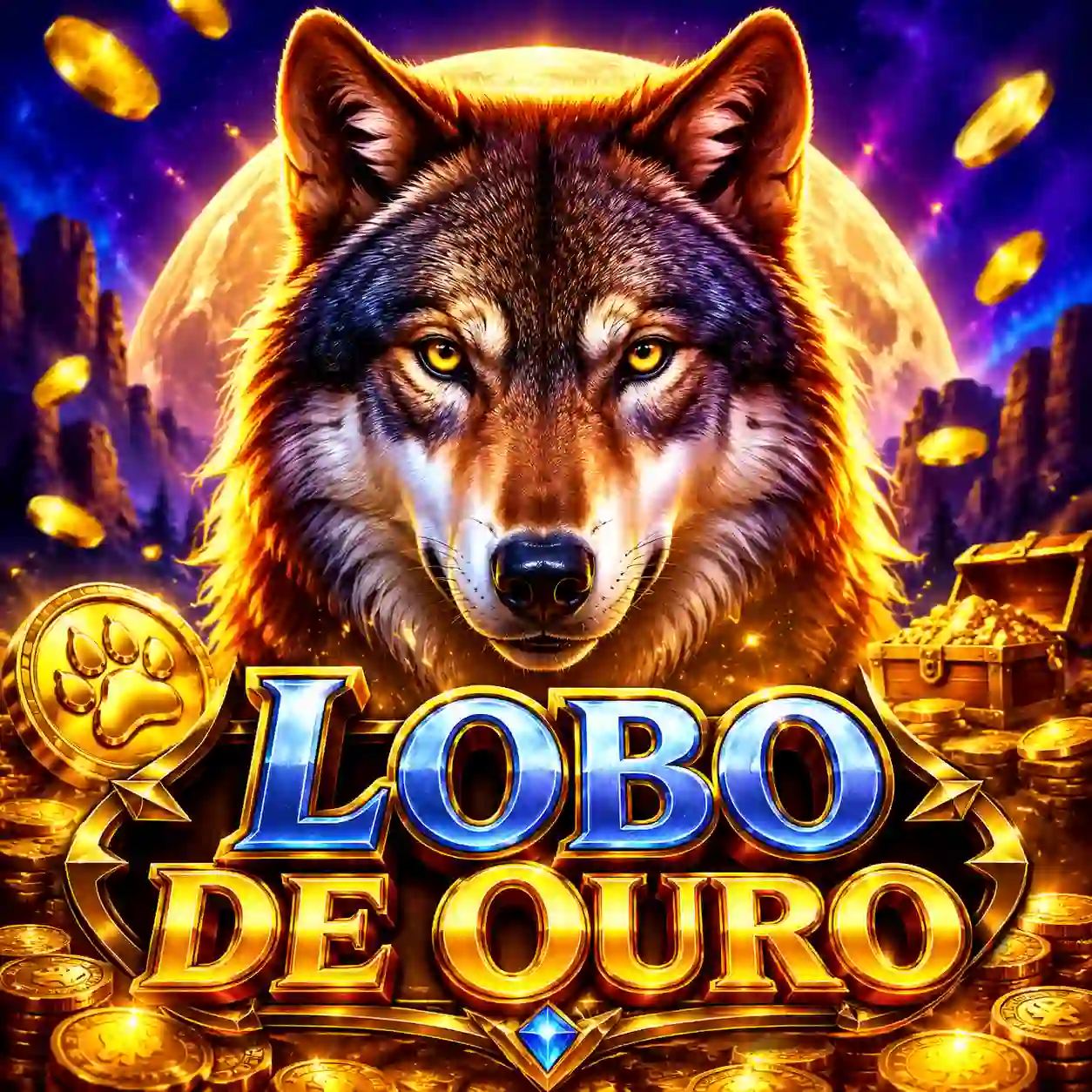 Card Wolf Gold