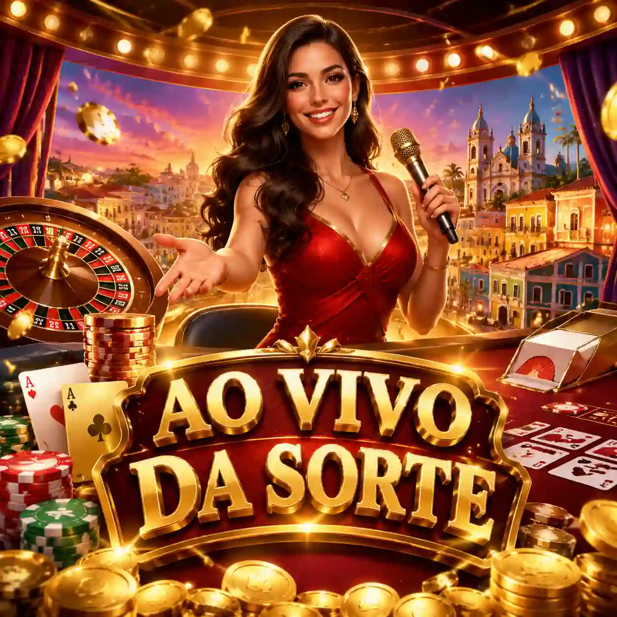 Mesa de cassino ao vivo com dealer